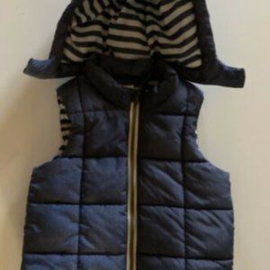 H&M Sleeveless Removable Hoodie Jacket 9-12 Mo